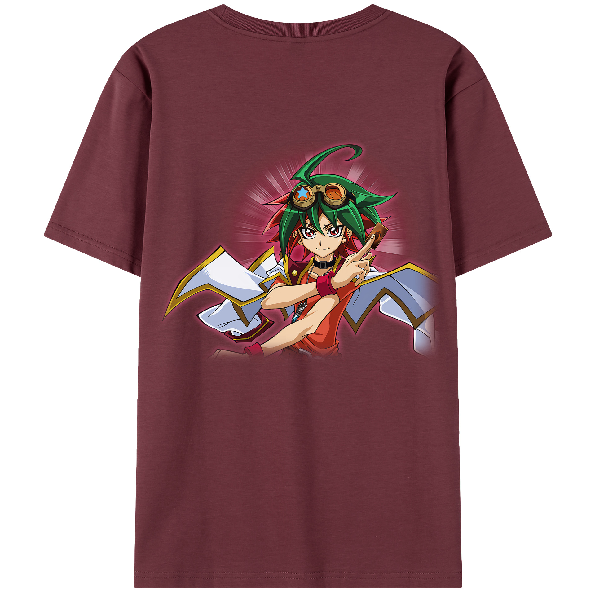 （画像用） 遊☆戯☆王 Yu-Gi-Oh! 綿100％半袖Tシャツ（背面プリント）